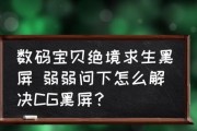 家里电视机突然黑屏怎么办（解决电视机黑屏问题的实用方法）