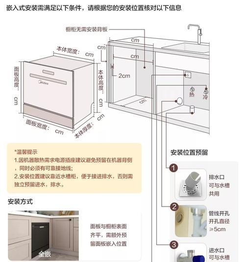 橱柜洗碗机包边安装方法详解（简单）